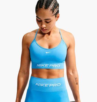 Топ Nike Pro Seamless Light-Support Light Blue | IR4154-412 IR4154-412 фото