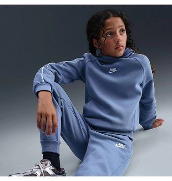 Дитячий спортивний костюм Nike Club Flc Hdy Blue | HQ9318-499 HQ9318-499 фото