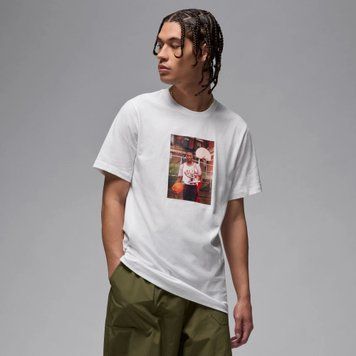 Чоловіча футболка Air Jordan Brand Photo T-Shirt 'White/Black' | HJ2354-100 HJ2354-100 фото
