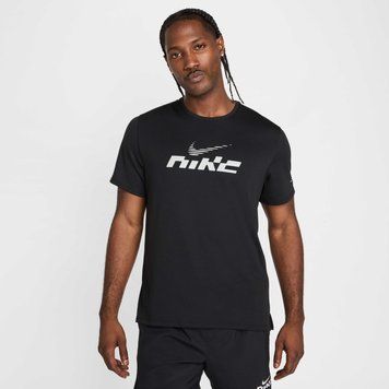 Чоловіча футболка Nike Miler Flash Dri-FIT Short-Sleeve Running Top | IB4127-010 IB4127-010 фото