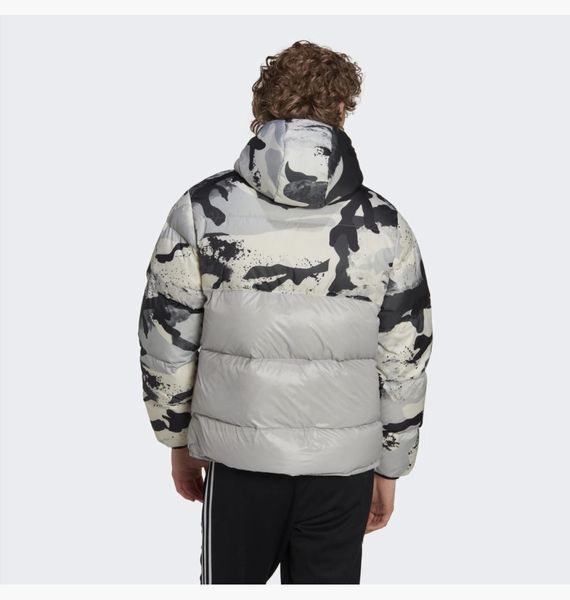 Куртка adidas Down Regen Camo Hooded Puffer Jacket Grey | HK5030 HK5030 фото