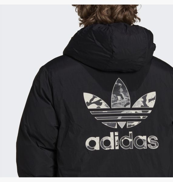 Куртка adidas Down Regen Camo Hooded Puffer Jacket Grey | HK5030 HK5030 фото