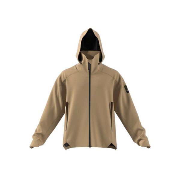 Куртка adidas Men's Myshelter Jkt Outdoor Sports Rainproof Loose Hooded Logo Khaki Jacket | GT6574 GT6574 фото