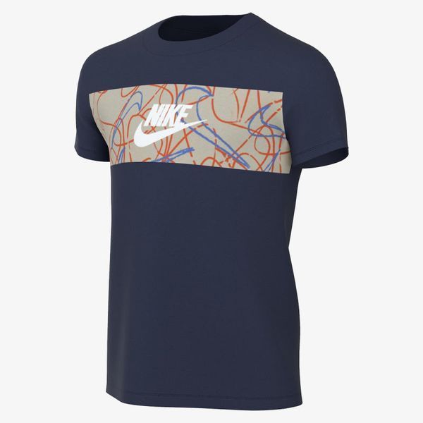 Дитяча футболка Nike B NSW FUTURA PANEL TEE | DO1798-410 DO1798-410 фото