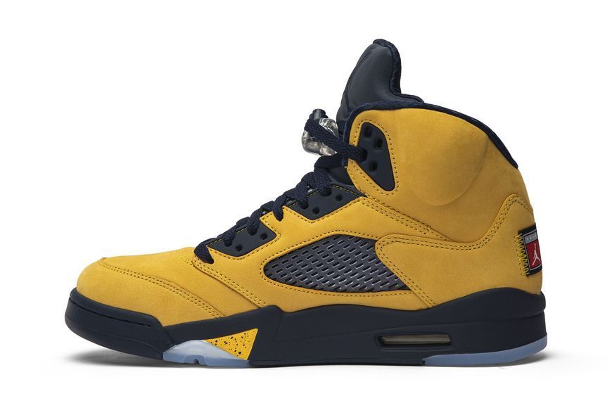 Чоловічі кросівки Air Jordan 5 Retro SP Michigan 'Michigan'| CQ9541-704 CQ9541-704 фото