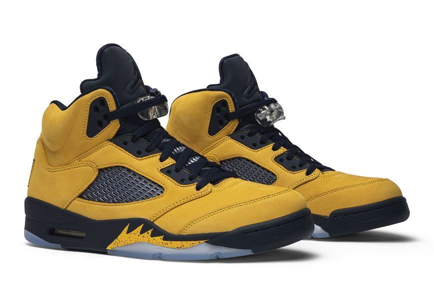 Чоловічі кросівки Air Jordan 5 Retro SP Michigan 'Michigan'| CQ9541-704 CQ9541-704 фото