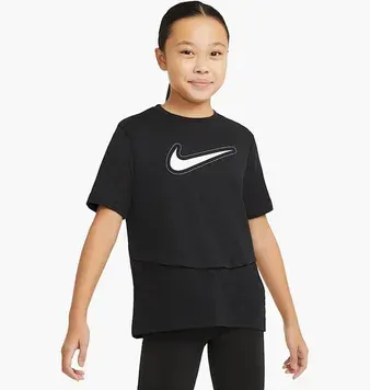 Дитяча футболка Nike G NK DRY TROPHY SS TOP | DA1096-010 фото