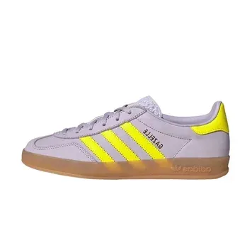 Жіночі кросівки adidas GAZELLE INDOOR 'Silver Dawn Solar Yellow'| IH5492 фото