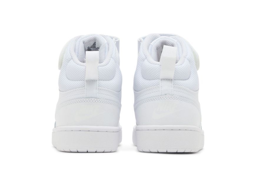 Підліткові кросівки Nike Court Borough Mid 2 GS 'Triple White'| CD7782-100 CD7782-100 фото