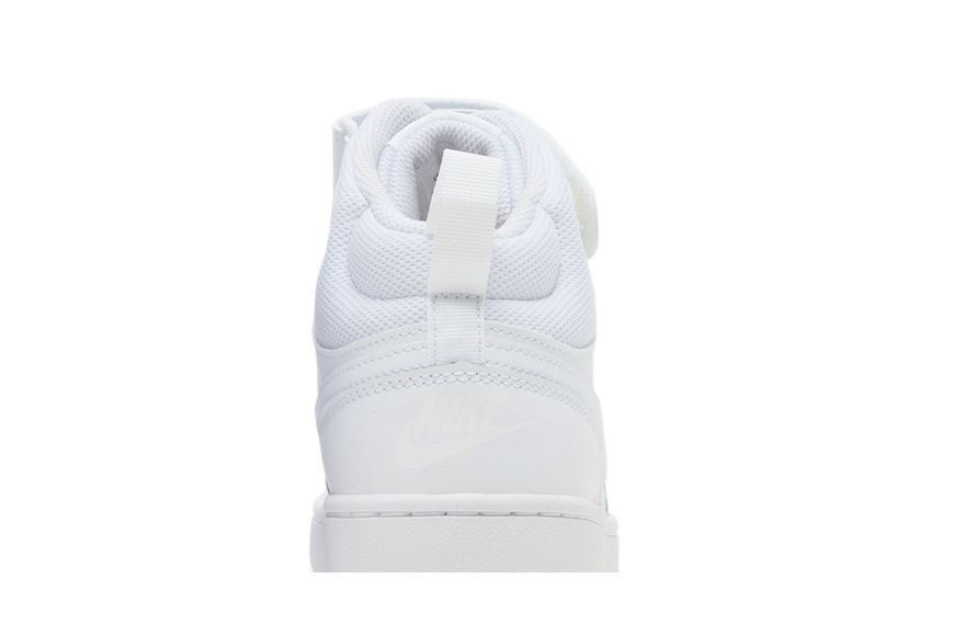Підліткові кросівки Nike Court Borough Mid 2 GS 'Triple White'| CD7782-100 CD7782-100 фото