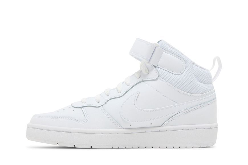 Підліткові кросівки Nike Court Borough Mid 2 GS 'Triple White'| CD7782-100 CD7782-100 фото