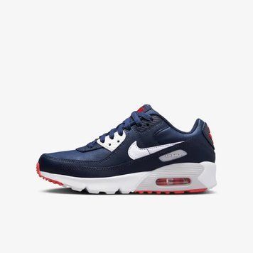 Кросівки unisex Nike Air Max 90 Leather Obsidian Track Red Blue | DV3607-400 DV3607-400 фото