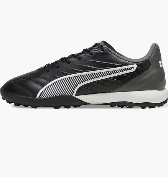 Сороконіжки Puma King Pro Tt Black/Grey | 107872-01 107872-01 фото