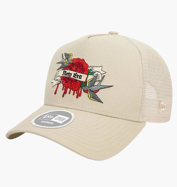 Кепка New Era Ne Trucker Beige | 60565268 60565268 фото