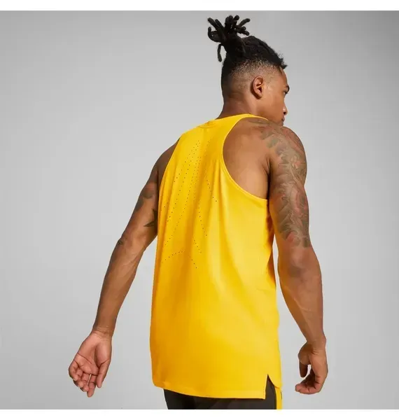 Чоловіча майка Puma Run Cloudspun Running Tank Top Yellow | 524990-38 фото