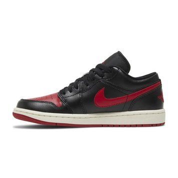 Жіночі кросівки Air Jordan 1 Low 'Bred Sail'| DC0774-061 DC0774-061 фото