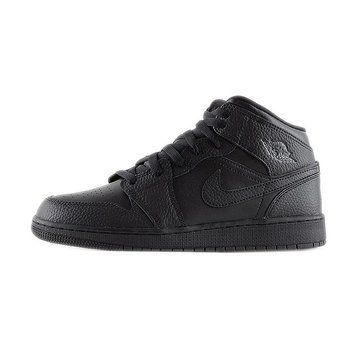 Підліткові кросівки Air Jordan 1 Mid GS 'Triple Black'| 554725-091 554725-091 фото