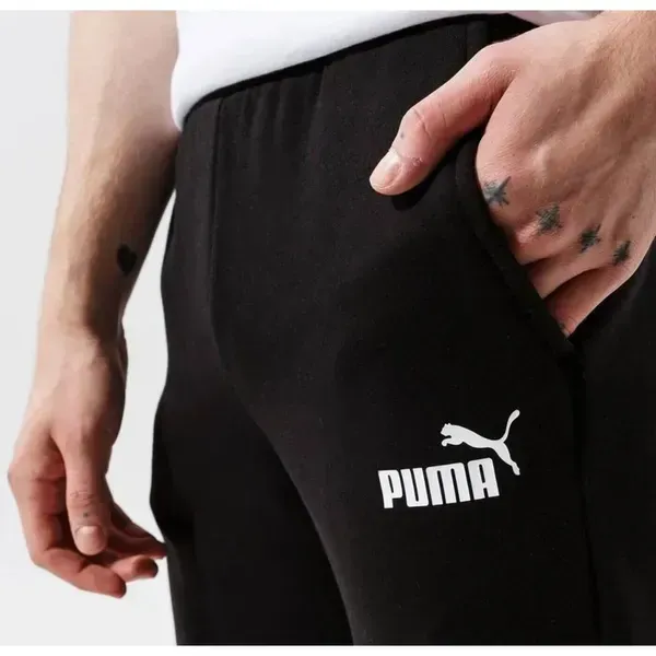 Чоловічі штани Puma Essentials Logo Pants Black | 846820-01 фото
