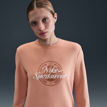 Жіночий світшот Nike Sportswear Club Fleece Peach | HV2342-688 HV2342-688 фото