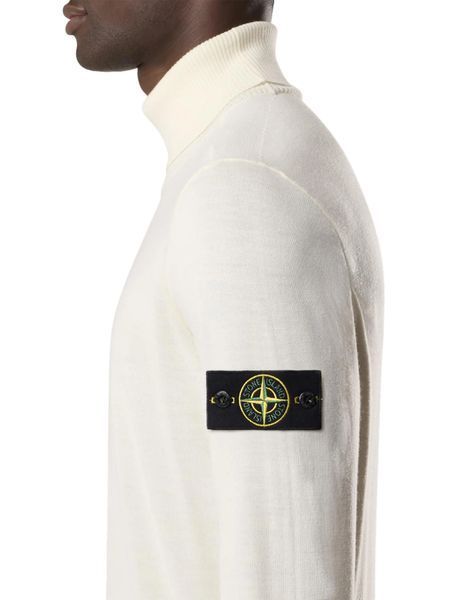 Чоловічий лонгслів Stone Island Light Wool Turtleneck Sweater | K2S155100025-S00C4 V0093 K2S155100025-S00C4 V0093 фото