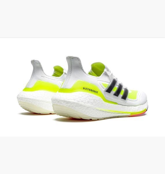 Чоловічі кросівки adidas UltraBoost 21 'White Solar Yellow'| FY0377 FY0377 фото