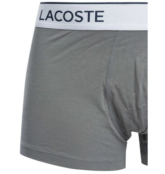 Чоловічі труси lacoste 3 шт Grey | 5H9002-00-S6K 5H9002-00-S6K фото