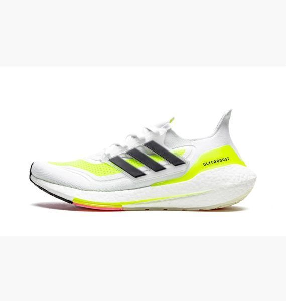 Чоловічі кросівки adidas UltraBoost 21 'White Solar Yellow'| FY0377 FY0377 фото