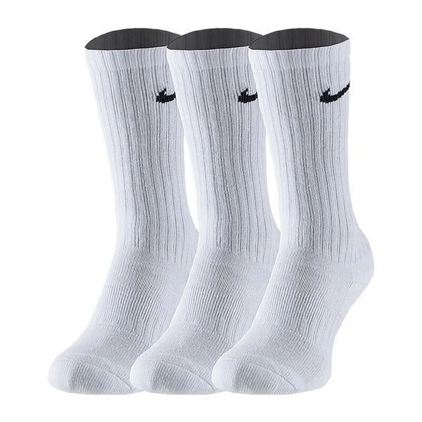 Дитячі шкарпетки Nike Kids' Performance Cushioned Crew Training Socks 3 Pair | SX6842-100 SX6842-100 фото