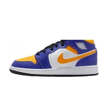 Підліткові кросівки Jordan 1 Mid GS 'Lakers'| DQ8423-517 DQ8423-517 фото