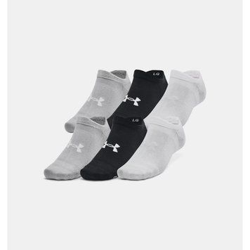 Шкарпетки Under Armour Essential Unisex 6-Pack No-Show Socks | 1382611-002 фото