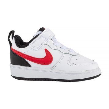 Дитячі кросівки Nike Court Borough Low 2 TD 'White University Red'| BQ5453-110 BQ5453-110 фото