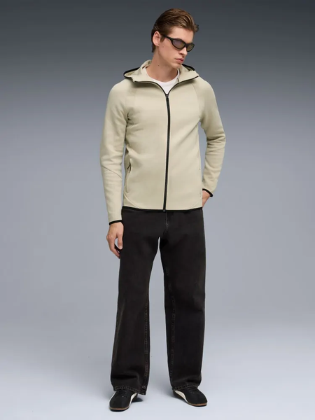 Толстовка Puma Толстовка EVOSTRIPE FZ Hoodie Puma M Бежевий | 69219061 69219061 фото