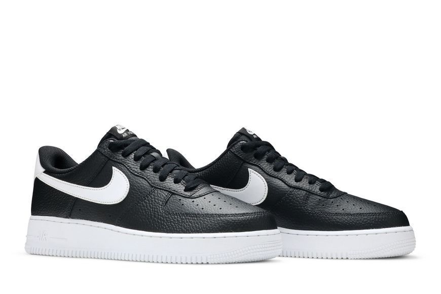 Чоловічі кросівки Nike Air Force 1 '07 'Black White Tumbled'| CT2302-002 CT2302-002 фото