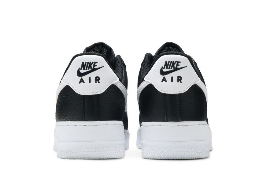 Чоловічі кросівки Nike Air Force 1 '07 'Black White Tumbled'| CT2302-002 CT2302-002 фото