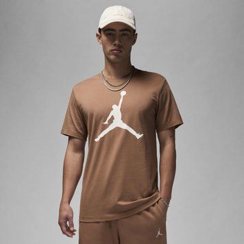 Чоловіча футболка Nike Air Jordan M J Jumpman Ss Crew Brown | CJ0921-223 CJ0921-223 фото