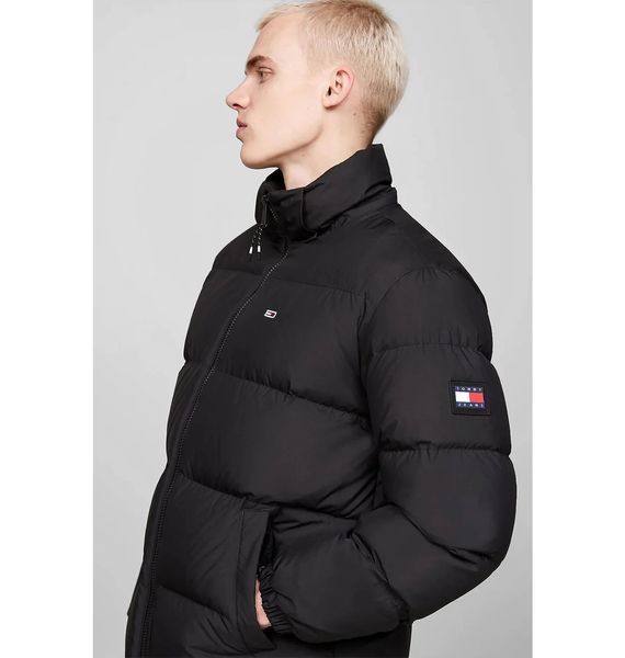 Чоловічий пуховик Tommy Jeans Essential Down Black | DM0DM20466 DM0DM20466 фото