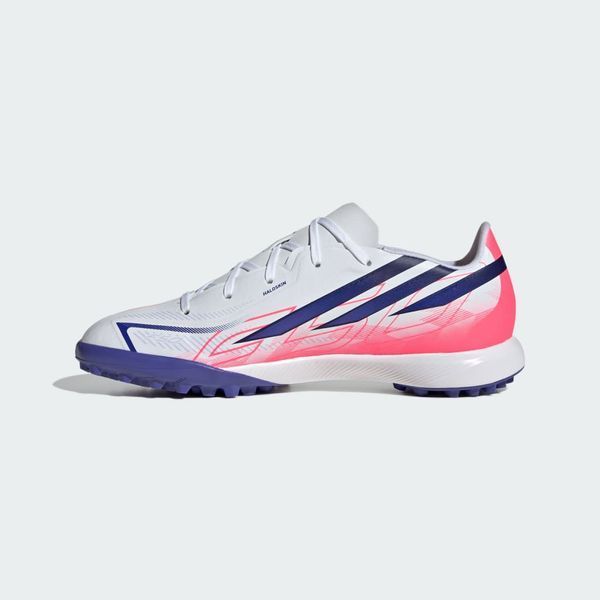 Бутси adidas F50 HYPERFAST LEAGUE TURF FOOTBALL BOOTS KIDS 'Cloud White / Solar Purple / Solar Turbo'| KK1321 KK1321 фото