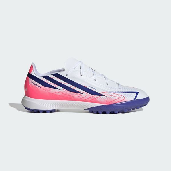 Бутси adidas F50 HYPERFAST LEAGUE TURF FOOTBALL BOOTS KIDS 'Cloud White / Solar Purple / Solar Turbo'| KK1321 KK1321 фото