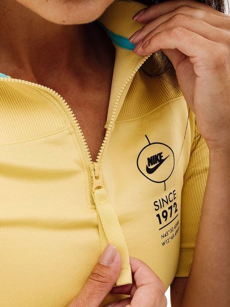 Жіноча футболка Nike Sportswear Ribbed Short-Sleeve Top | FJ5253-700 FJ5253-700 фото