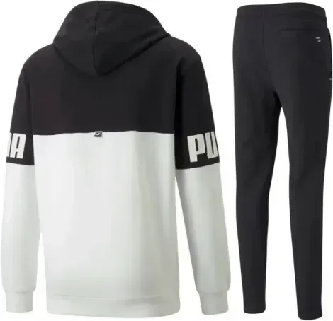 Чоловічий спортивний костюм Puma Power Colorblock | 670496-01__670425-01 фото