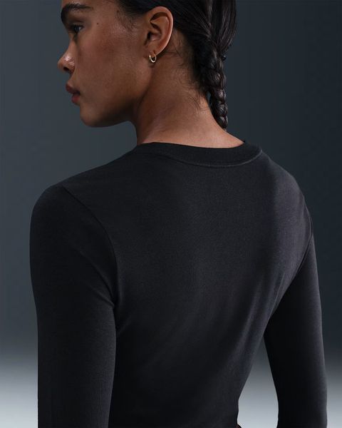 Жіночий лонгслів Nike W NSW CHLL KNT LS CRP | HF5322-013 HF5322-013 фото