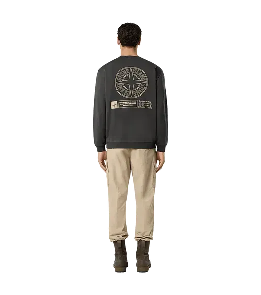 Чоловічий світшот Stone Island Compass | K2S156100018 S0195 V0062 фото