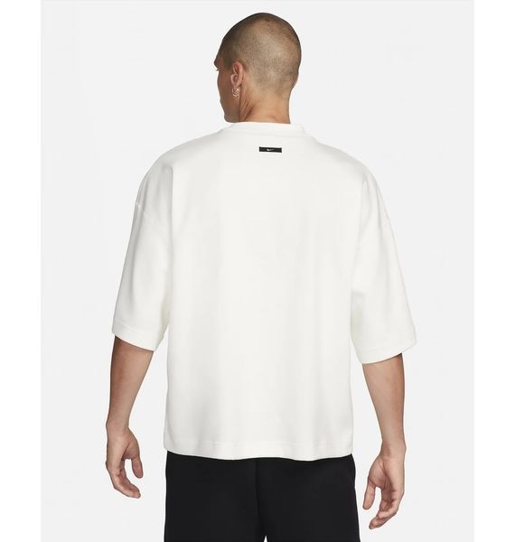 Чоловічий світшот Nike Sportswear Tech Fleece Reimagined Oversized Short-Sleeve Sweatshirt White | FB8165-133 FB8165-133 фото