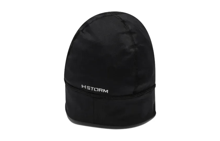 Чоловіча шапка Under Armour UA Storm Launch Beanie 'Black'| 1380001-001 фото