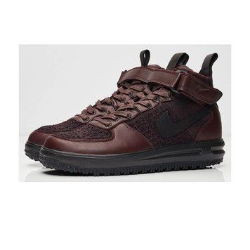 Черевики Nike Lunar Force 1 Flyknit 'Deep Burgundy'| 855984-600 855984-600 фото