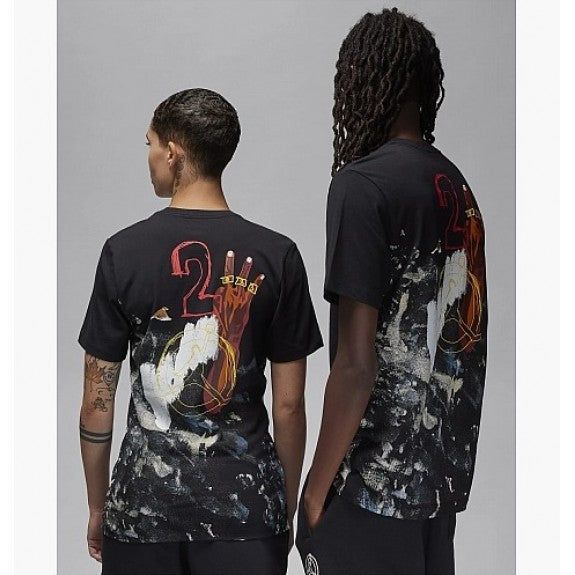 Чоловіча футболка Jordan Air Flight Artist Series T-Shirt 'Nero'| FB7408-010 FB7408-010 фото