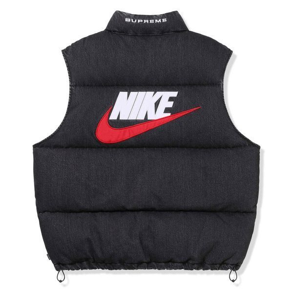 Жилетка Nike Supreme x Denim Puffer Vest Black | FQ0323-010 FQ0323-010 фото