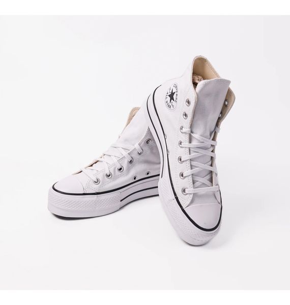 Жіночі кеди Converse Taylor All Star Lift Hi White | 560846C фото