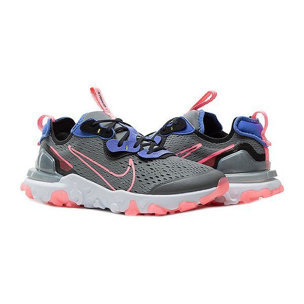 Підліткові кросівки Nike React Vision GS 'Smoke Grey Sunset Pulse'| CD6888-008 CD6888-008 фото