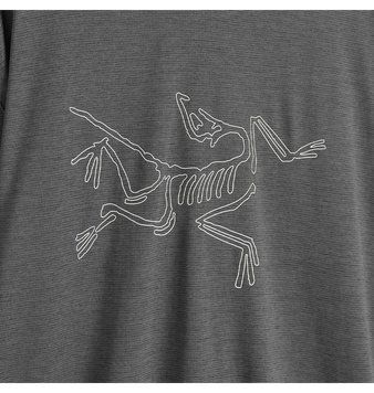 Чоловічий лонгслів Arc'teryx Cormac Logo Grey | X000008452 X000008452 фото